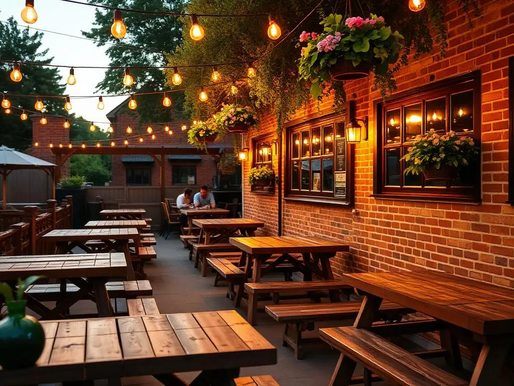 Beer gardens at pubs in Cheshunt